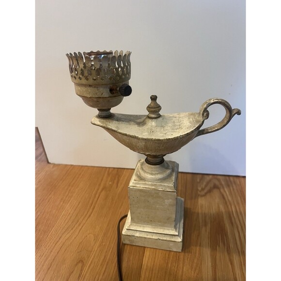 Vintage Aladdin Electric Magic Lamp Desk Accent Display 19” Height - Picture 5 of 7